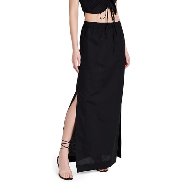 Something Navy Dresses & Skirts - Something Navy Maxi Skirt w/ Slits in Black Small